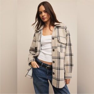 Z Supply Tucker Plaid Shirt Jacket